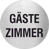 Piktogramm Gästezimmer Edelstahl
