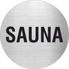 Piktogramm Sauna aus Edelstahl