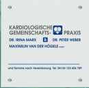 Praxisschild  Kardiologen 14