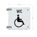 Fahnenschilder Behintertengerechtes WC 18