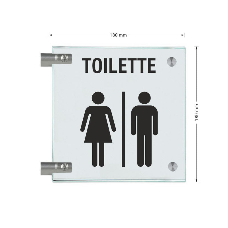 Fahnenschilder Toiletten 8