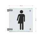 Fahnenschilder Gender WC 10