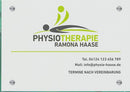 Praxisschild für Physiotherapie 1