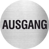 Piktogramme Ausgang aus Edelstahl