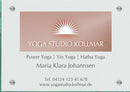 Firmenschild für Yogastudio / Fitnessstudio - Wir gestalten Ihr Schild! (A4) 