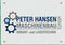 Firmenschild Maschinenbau - Wir gestalten Ihr Schild! Firmenschilder Glas und Edelstahl  (A3) 