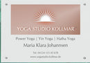 Firmenschild für Yogastudio / Fitnessstudio - Wir gestalten Ihr Schild! Firmenschilder Glas und Edelstahl online-tuerschilder.com 350x500mm 