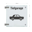 Fahnenschilder Tiefgarage 19