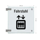 Fahnenschilder Fahrstuhl Piktogramm 19