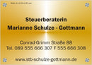Firmenschild für Freiberufler - Wir gestalten Ihr Schild! Firmenschilder Glas und Edelstahl online-tuerschilder.com 