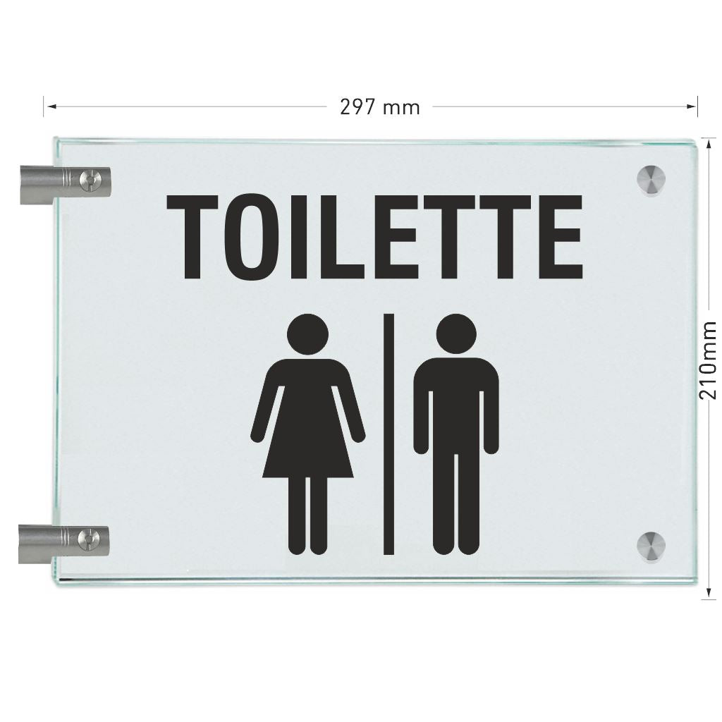 Fahnenschilder Toiletten 10