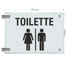 Fahnenschilder Toiletten 10