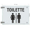 Fahnenschilder Toiletten 10