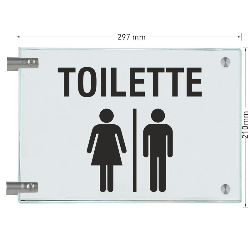 Fahnenschilder Toiletten 10