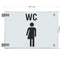 Fahnenschilder Gender WC Piktogramm und Text  9