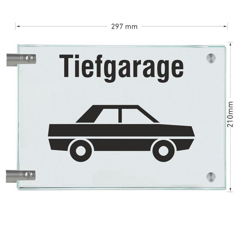 Fahnenschilder Tiefgarage 10