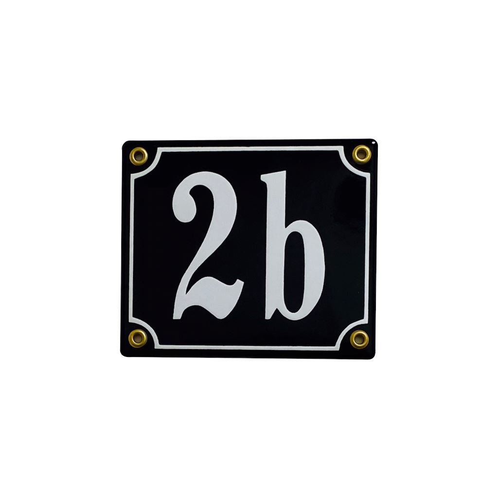 Emailleschilder Hausnummern 2-stellig 5 