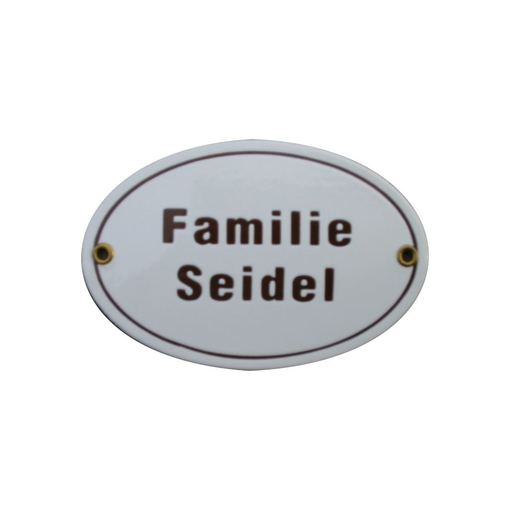 Emailleschilder personalisiert  1