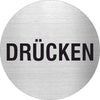 Piktogramm Drücken Edelstahl