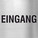 Piktogramm Eingang Edelstahl Piktogramme Eingang online-tuerschilder.com 70x70mm 