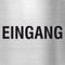 Piktogramm Eingang Edelstahl Piktogramme Eingang online-tuerschilder.com 70x70mm 