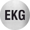 Piktogramm EKG Edelstahl