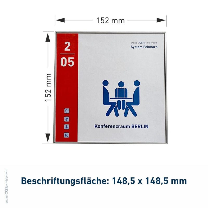Wegweiser / Türschilder Fehmarn - Braille/Taktil Schrift möglich Etagenwegweiser Fehmarn - Wegweiser online-tuerschilder.com 