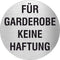 Piktogramme Für Garderobe keine Haftung Edelstahl Piktogramme Für Gaderobe keine Haftung  Ø 60mm 