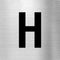 Piktogramme Herren Edelstahl Piktogramme H - Herren online-tuerschilder.com 70x70mm 