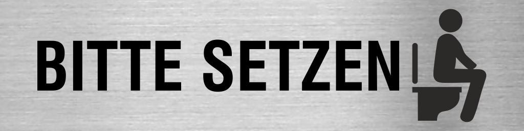 Piktogramm Bitte setzen mit Pikto in rechteckig Piktogramme Bitte setzen mit Pikto