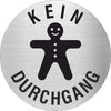 Piktogramm Kein Durchgang Pikto Edelstahl