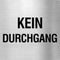Piktogramm Kein Durchgang Edelstahl Piktogramme Kein Durchgang Text online-tuerschilder.com 70x70mm 