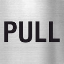 Piktogramm Pull aus Edelstahl Piktogramme Pull online-tuerschilder.com 70x70mm 