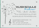 Firmenschilder für eine Musikschule 12