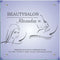 Firmenschild für Kosmetikstudios / Friseur - Wir gestalten Ihr Schild! Firmenschilder Glas und Edelstahl online-tuerschilder.com 300x300mm 