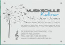 Firmenschilder für eine Musikschule 1 5