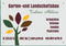 Firmenschild für Gärtner / Garten- und Landschaftsbau - Wir gestalten Ihr Schild!  (A2) 