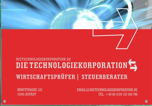 Firmenschild für Steuerberater 7