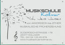 Firmenschilder für eine Musikschule 1 6
