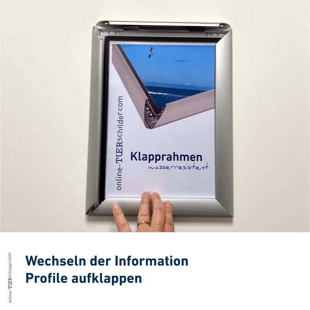 Klapprahmen Wasserresistent 25