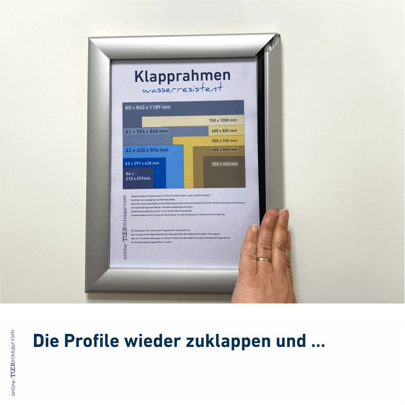 Klapprahmen Wasserresistent 27