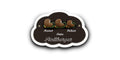 Familientürschild aus Keramik 3-4 Familienmitglieder Igel Wolke Familientürschild aus Keramik Igel Wolke online-tuerschilder.com 3 Personen Braun 