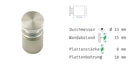Abstandshalter Con mit Inbus und Linksgewinde Ø 13 mm WA: 15/25 mm Abstandshalter Con 