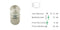 Abstandshalter Con mit Inbus und Linksgewinde Ø 13 mm WA: 15/25 mm Abstandshalter Con 