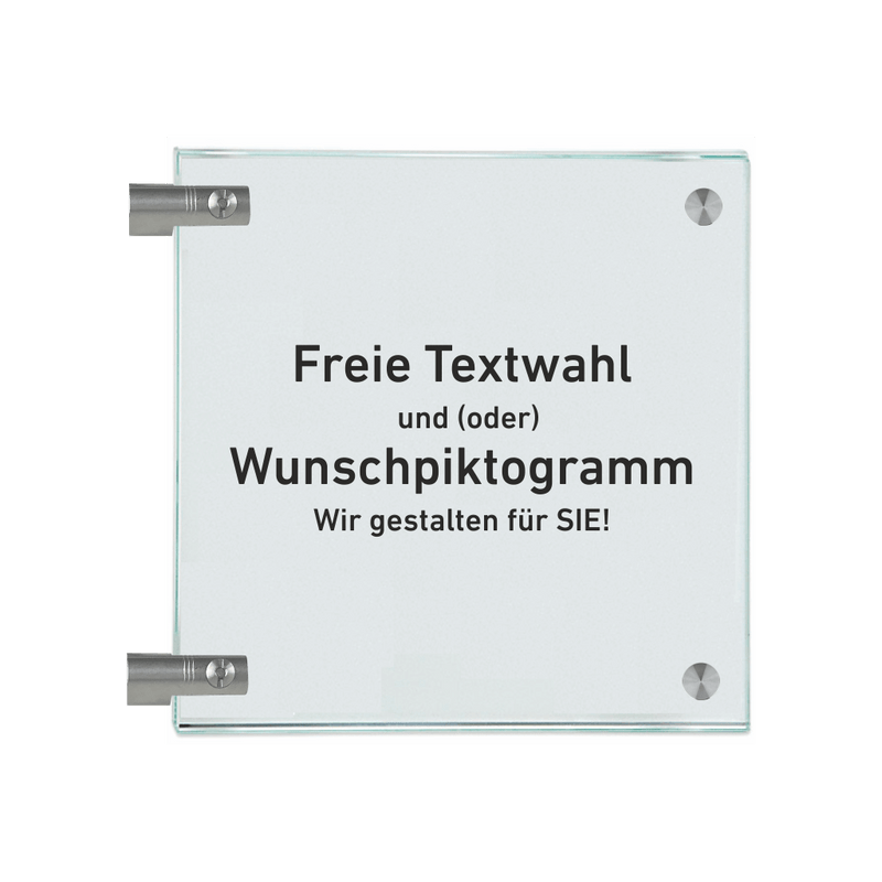 Fahnenschilder - freie Textwahl 1