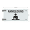 Fahnenschilder Anmeldung Picto Text 18