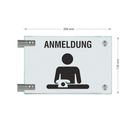 Fahnenschilder Anmeldung Picto Text 17