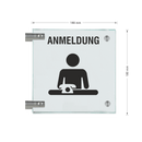 Fahnenschilder Anmeldung Picto Text 13