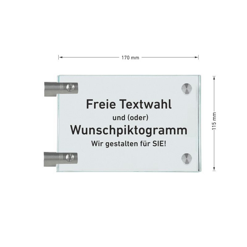 Fahnenschilder - freie Textwahl 16