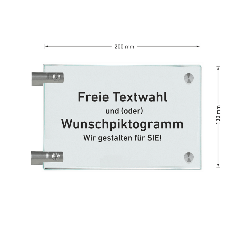 Fahnenschilder - freie Textwahl 17